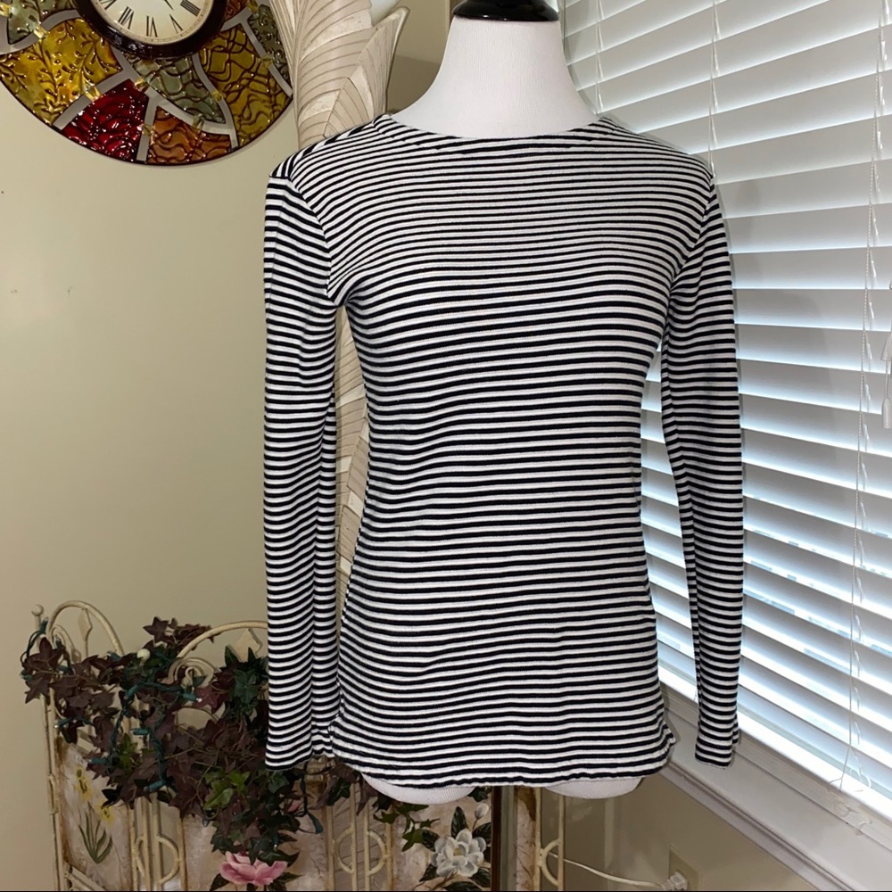 a new day black and white sweater